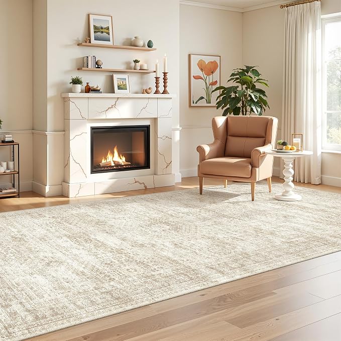 4x8 Rug Non Slip, Washable Hallway Runner Rug, Nursery Room, Soft Runner Rug - Image 3