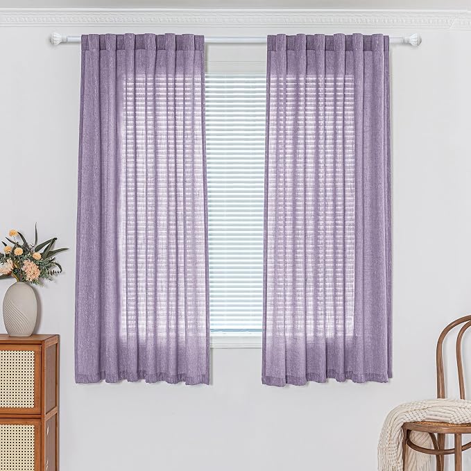 MYSKY HOME Purple Nursery Curtains - Image 2