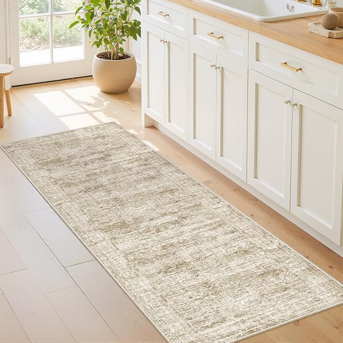 2x6 Runner Rug Non Slip, Washable Hallway Runner Rug, Nursery Room, Soft Runner - Image 3