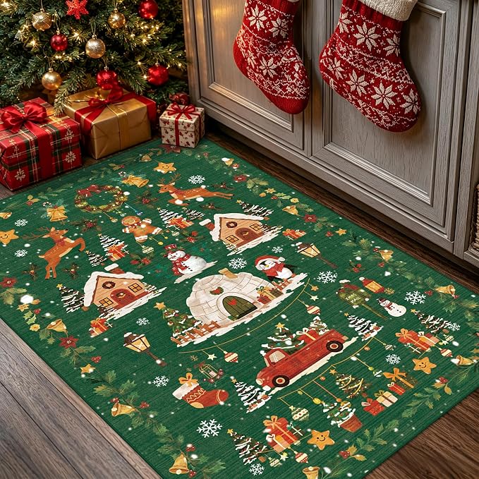 Christmas 2x3 Entryway Area Rug - Image 4