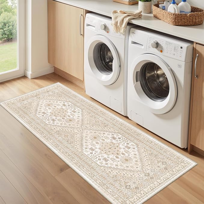 2x6 Runner Rug Non Slip, Washable Hallway Runner Rug, Nursery Room, Soft Runner - Image 9