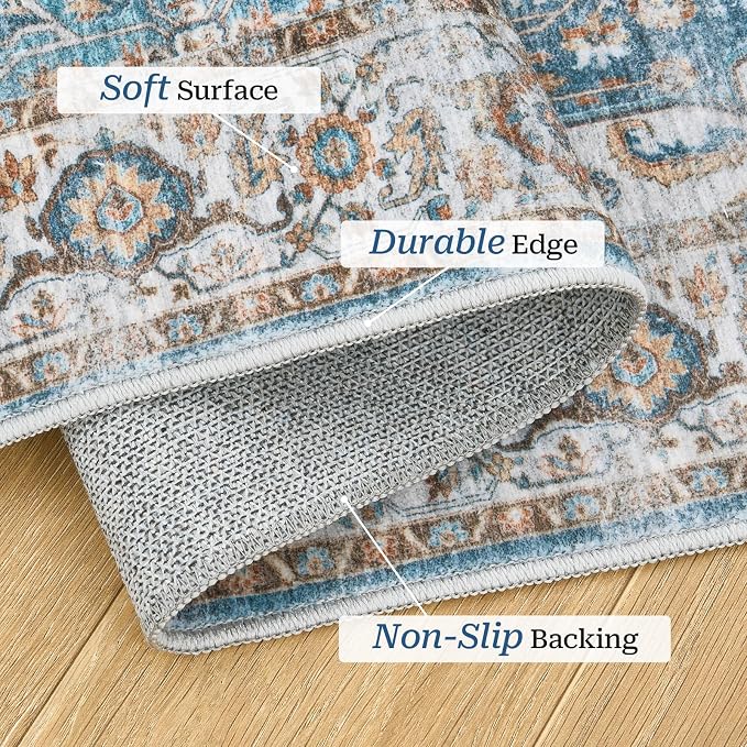 Madane Kitchen Runner 2'6''x8' Soft Rug Runners - Image 3