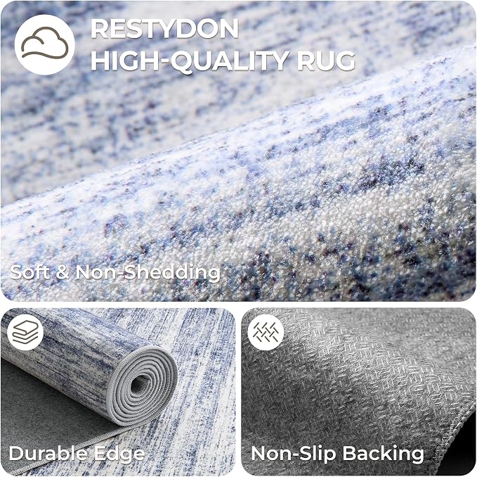2x10 Runner Rug Non Slip, Washable Hallway Runner Rug, Laundry Room, Soft - Image 7