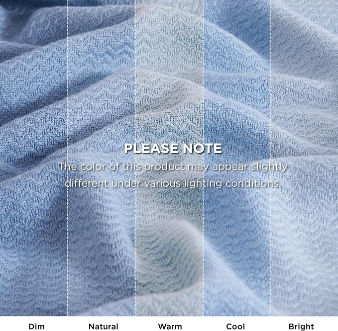 Bedsure GentleSoft 100% Cotton Large Throw Blanket - Image 8