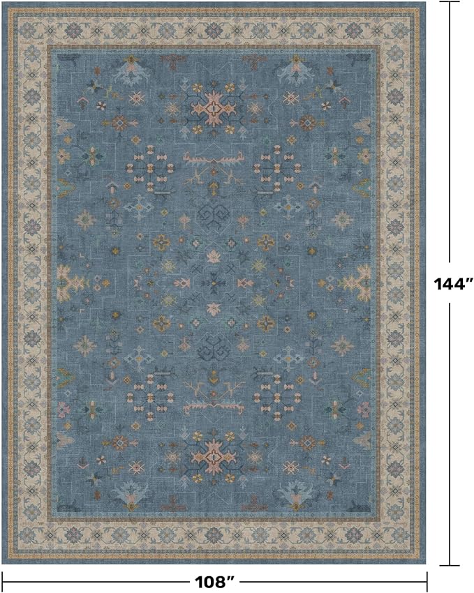 Boho 9x12 Soft Rugs for Living Room - Image 2