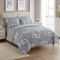 Sweet Home Collection 5 Piece Comforter Set Bag Solid Color All Season Soft Down Alternative Blanket & Luxurious Microfiber Bed Sheets, Tulsa, Twin