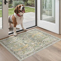Madane Washable Area Rug 2x3 Small Entryway Rugs Non-Slip, Low Pile Floor Carpet by Madane