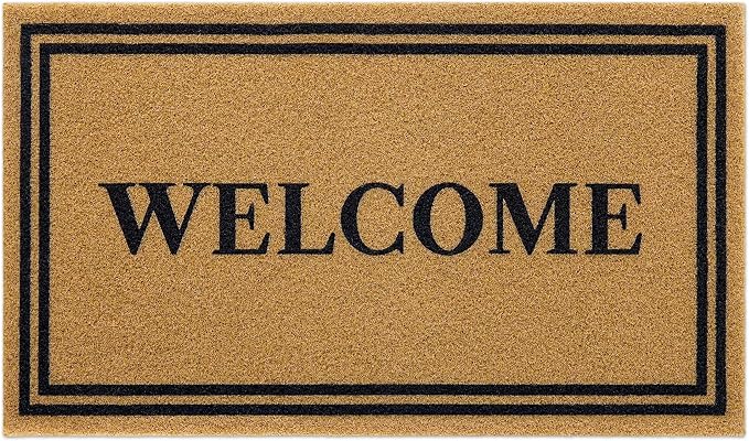 OLANLY Front Door Mat, Low Profile Doormat, Stain and Fade Resistant, - Image 3