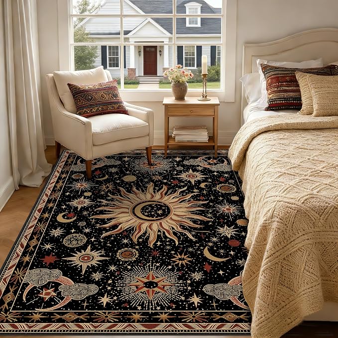 Vacuum-Friendly, 5x7 Washable Area Rug - Image 3