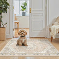 Madane Washable Area Rug 2x3 Small Entryway Rugs Non-Slip, Low Pile Floor Carpet by Madane