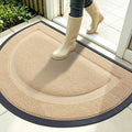 OLANLY Half Circle Front Door Mat Outside 35x23 All-Season Rubber Doormat | by OLANLY