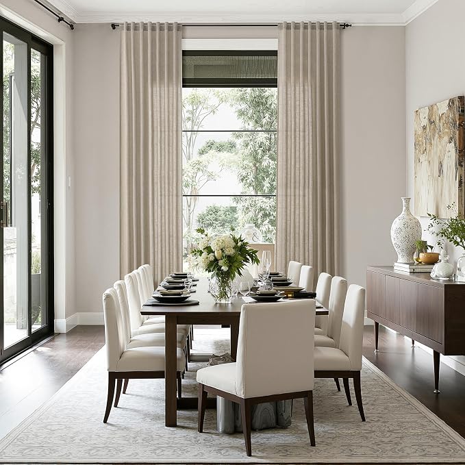 Cobblestone Linen Curtains 132 Inch Length - Image 7