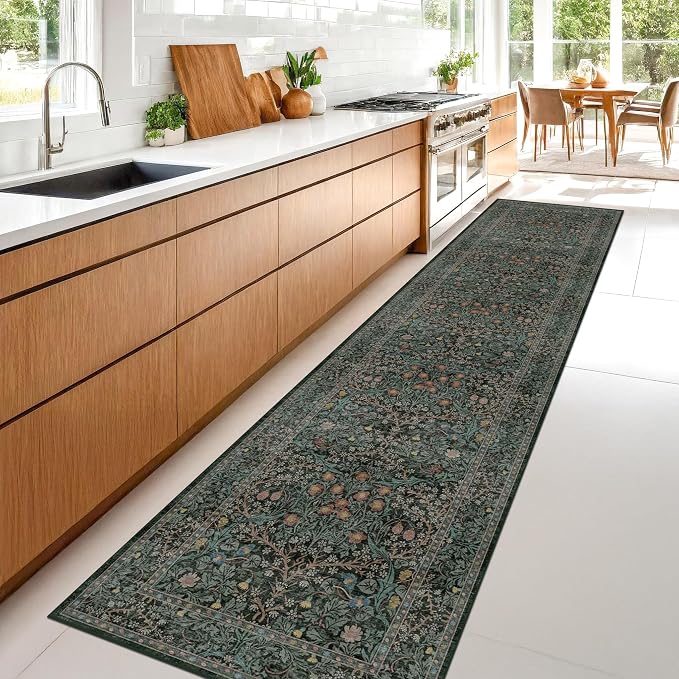 Vintage Washable 2x10 Runner Rug Non Slip by HazoHaus