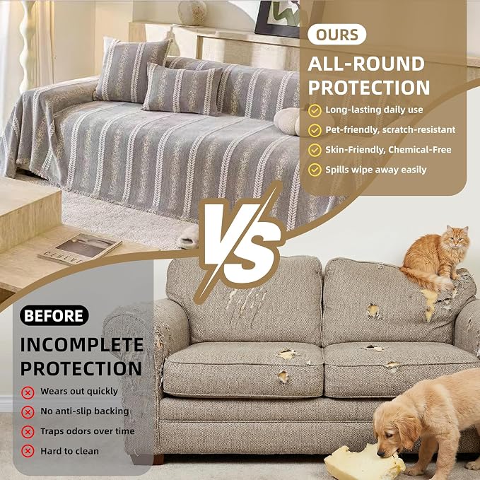 Couch Cover for Dogs Washable Sofa Cover, Sectional Couch Covers, Sofa Covers - Image 9