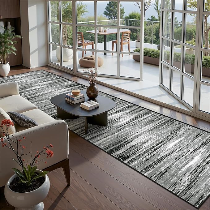 2x12 Runner Rug Non Slip, Washable Hallway Runner Rug, Laundry Room, Soft - Image 4