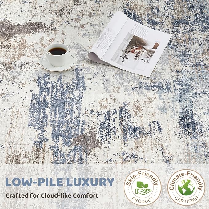 UERMEI 9x12 Area Rug Living Room Rugs - Image 9