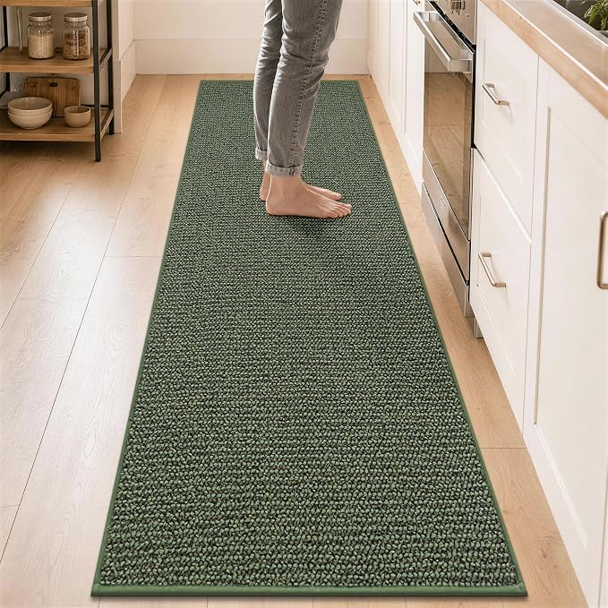 BEQHAUSE Kitchen Runner Rugs 24"x96", Kitchen Mats by BEQHAUSE