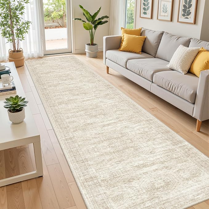 2x12 Runner Rug Non Slip, Washable Hallway Runner Rug, Laundry Room, Soft - Image 4