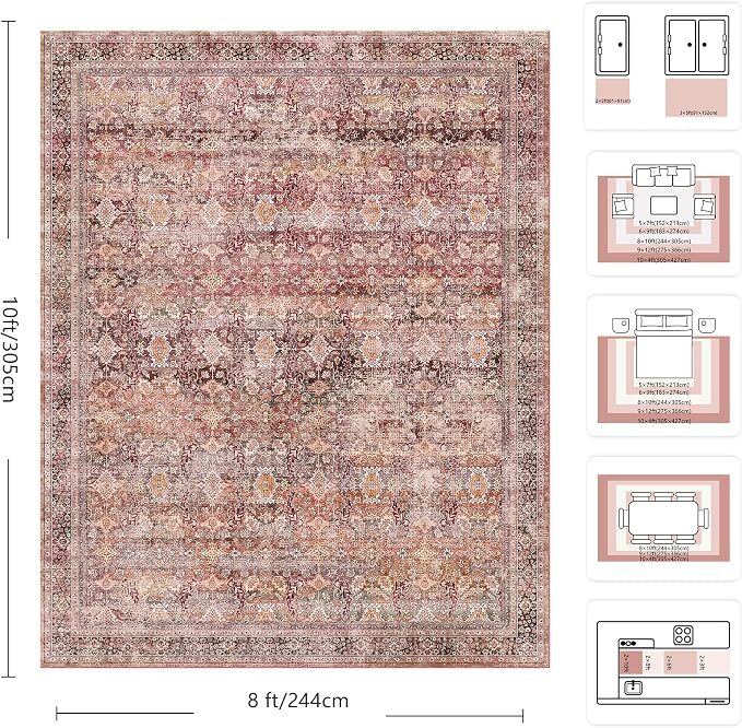 8x10 Area Rugs for Living Room - Image 2