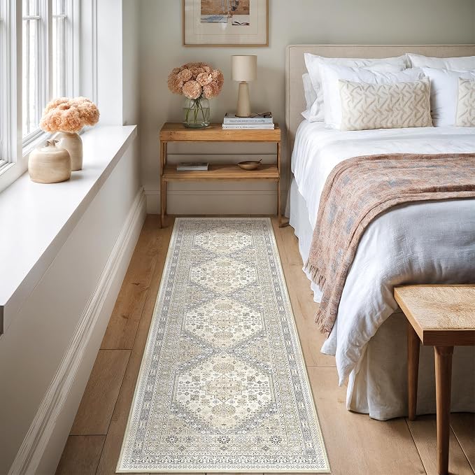 Runner Rug 2x8 Runners for Hallways Non Slip Washable Rugs, Low Pile Soft - Image 4