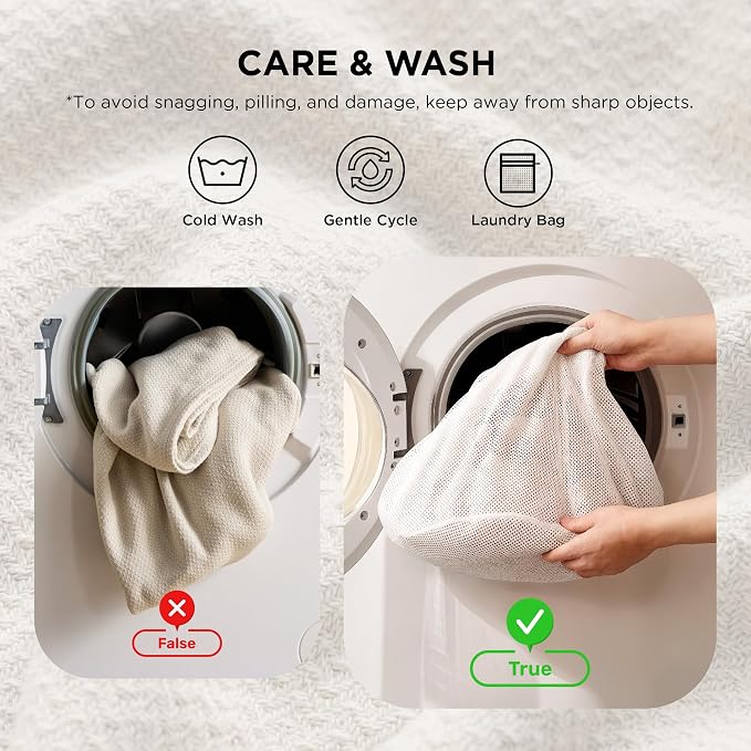 Bedsure GentleSoft 100% Cotton Blanket Queen Size - Image 8