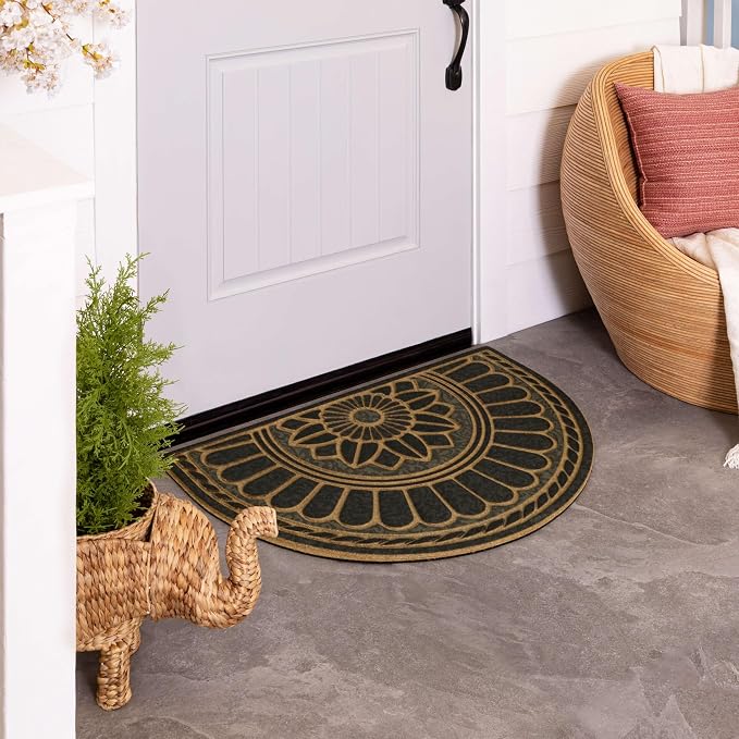 Mohawk Home Swirl Style Casual Ornamental Charcoal 2' X 3' All Weather Outdoor - Image 4