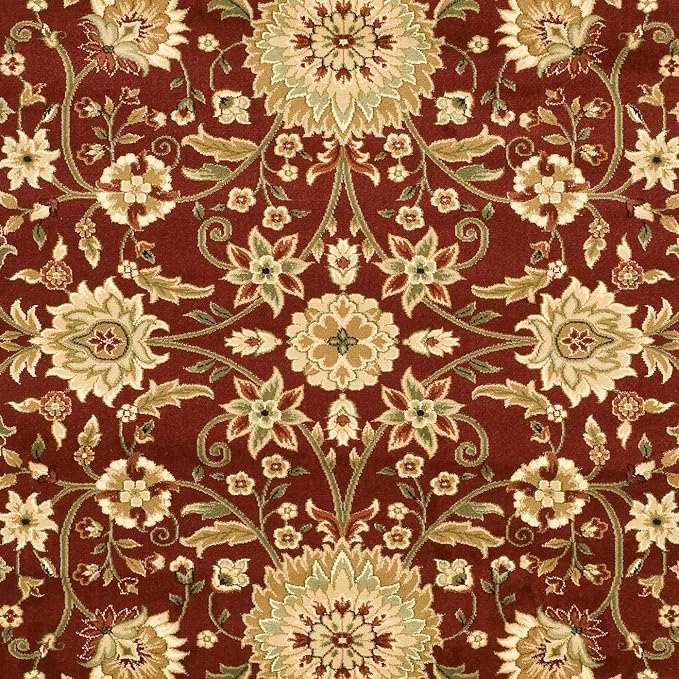 SAFAVIEH Lyndhurst Area Rug 6x8, Traditional Red & Ivory LNH212F - Image 9
