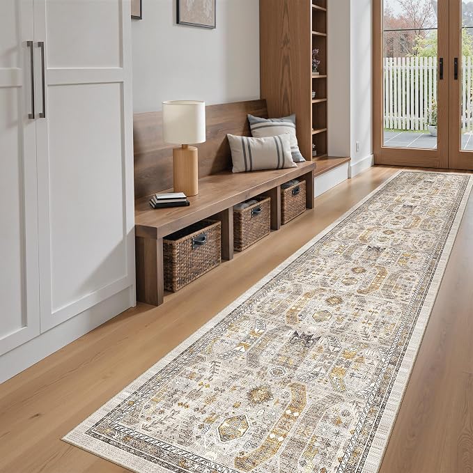 Madane Washable Runner Rugs 2x10 Long - Image 3