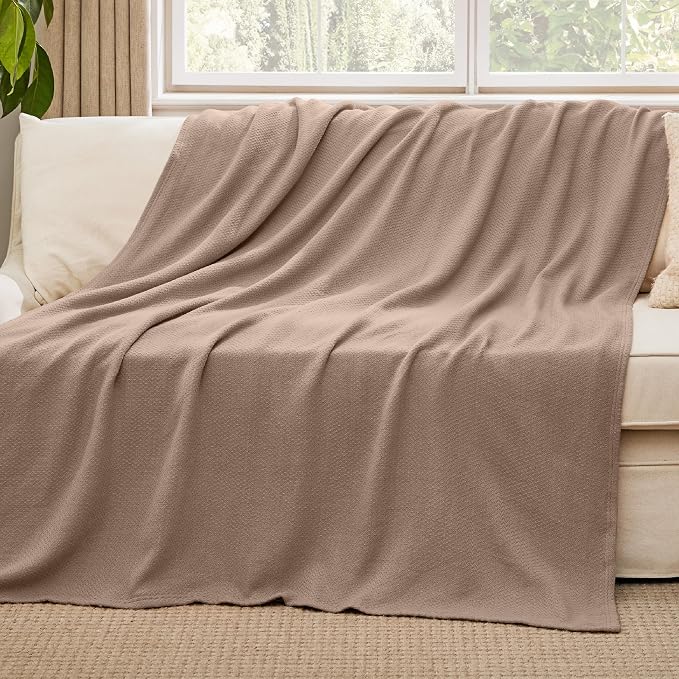 Bedsure GentleSoft 100% Cotton Blanket Twin XL Size - Image 5