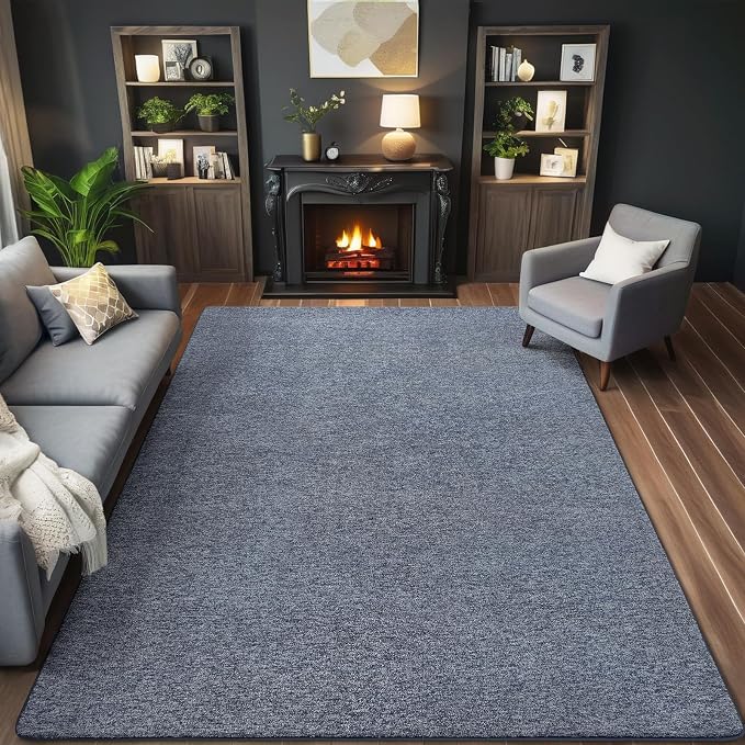 6x9 Area Rugs for Living Room Non Slip Dorm Bedroom Rug, Minimalist Washable - Image 3