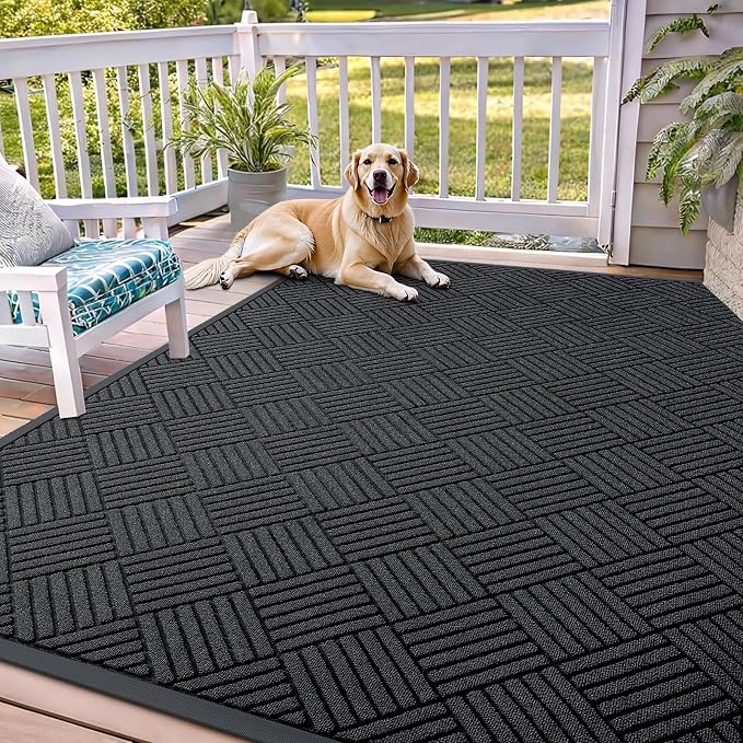 OLANLY Front Door Mat Outside Entrance 71x47, Waterproof Heavy-Duty Doormat | by OLANLY