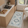 Madane Washable Area Rug 2x4, Small Entryway Rugs Non-Slip, Low-Pile Floor by Madane