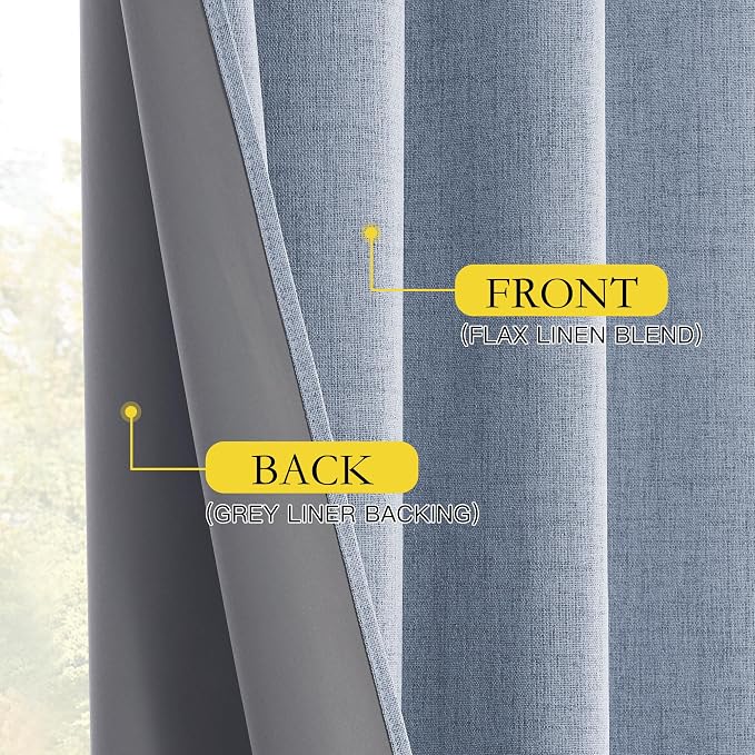 NICETOWN 100% Blackout Curtains - Image 7