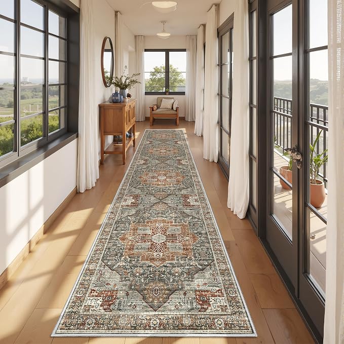 Kitchen Runner Rug Non Slip Washable Rugs 2.5x10, Carpet Runner - Image 3