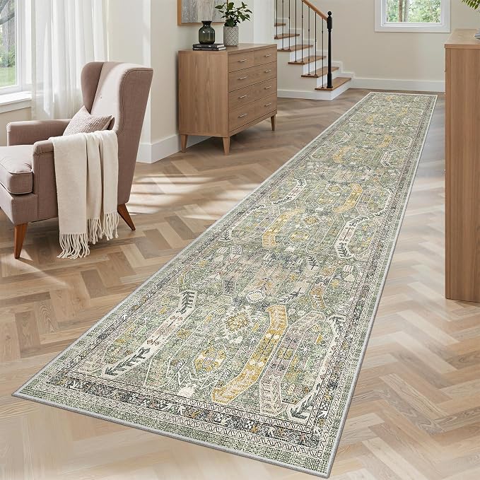 Madane Washable Runner Rugs 2x10 Long - Image 4