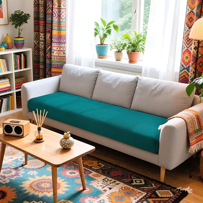 Hokway Couch Cushion Covers Stretch Cushion Covers Sofa Seat Cushion Slipcover - Image 2