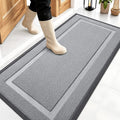 OLANLY Front Door Mat Outside 47x23, All-Season Heavy-Duty Rubber Doormat | Ash by OLANLY