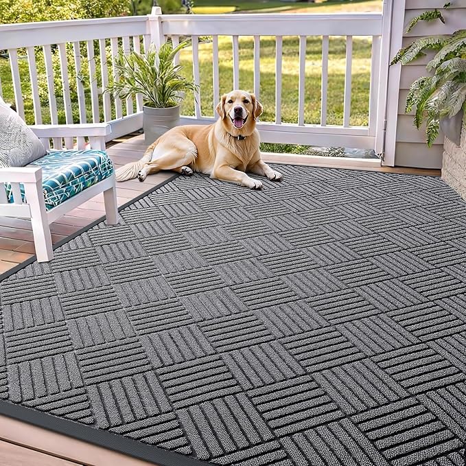 OLANLY Front Door Mat Outside Entrance 71x47, Waterproof Heavy-Duty Doormat | by OLANLY