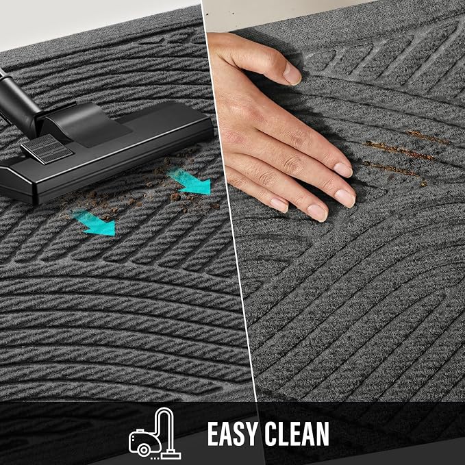 Sturdy Front Door Mat, Absorbent Muddy Dirt Resist Welcome Door Mats Outdoor - Image 7