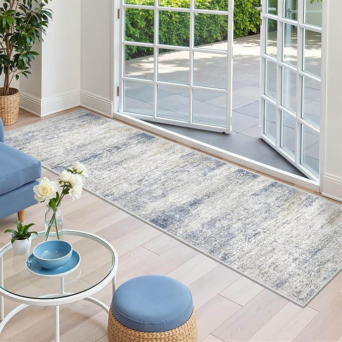 2x8 Runner Rug Non Slip, Washable Hallway Runner Rug, Nursery Room, Soft Runner - Image 4