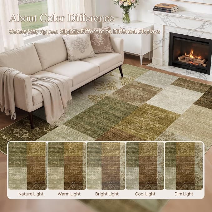 UERMEI 9x12 Area Rug for Living Room - Image 7