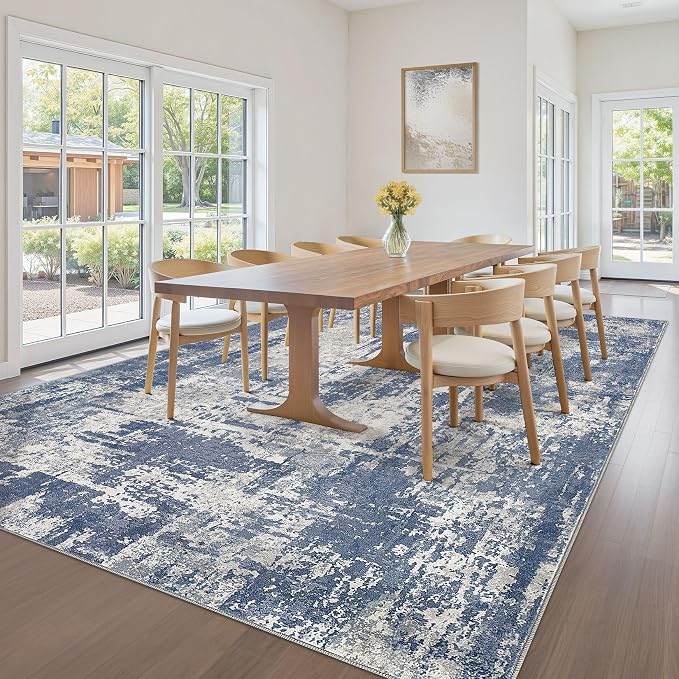 LOONGRUG 10x14 Area Rugs Washable Large Neutral Modern Living Room Rug | - Image 6