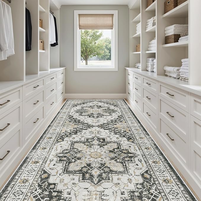 Madane 4x10 Wide Hallway Runner Rug Washable - Image 3