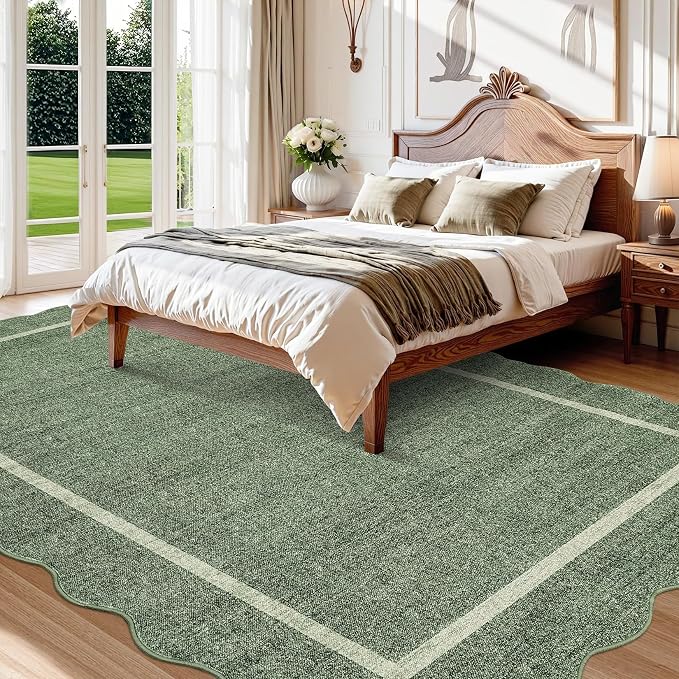 GarveeHome Scalloped Large Area Rug 10x13 Rug - Image 3