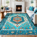 SERISSA 6x9 Washable Non Slip Boho Area Rug by SERISSAHomeDecorCollection