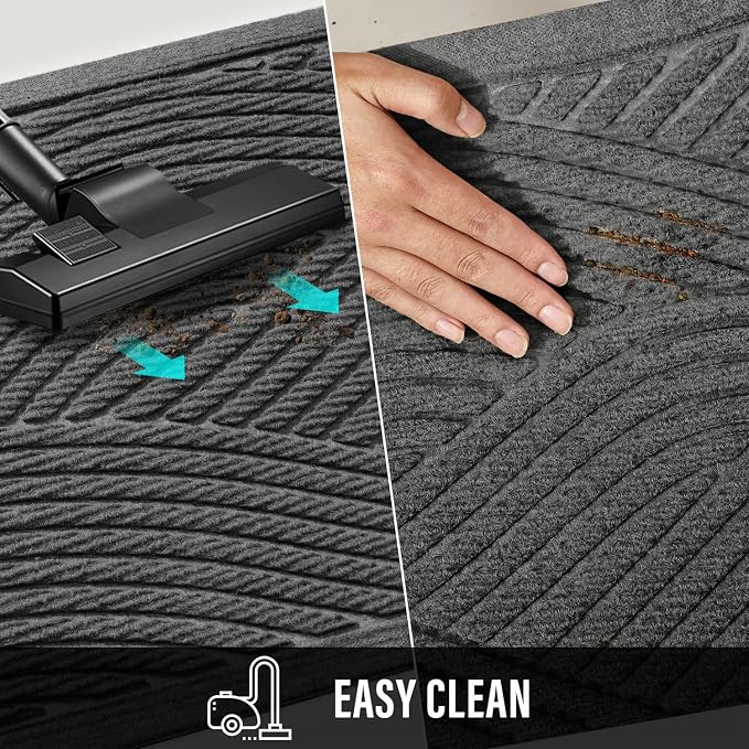 Sturdy Front Door Mat, Absorbent Muddy Dirt Resist Welcome Door Mats Outdoor - Image 6