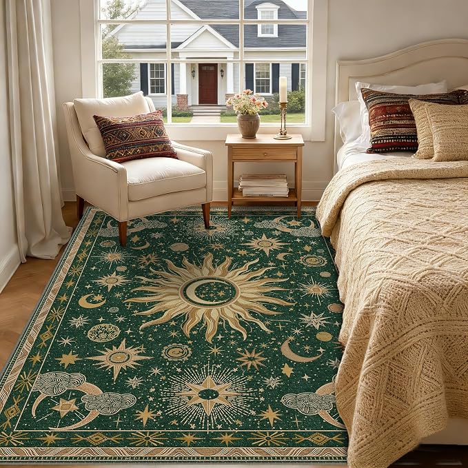 Vacuum-Friendly, 5x7 Washable Area Rug - Image 3