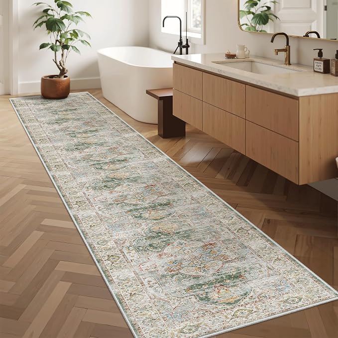 Madane Washable Runner Rugs 2x12 Long - Image 8