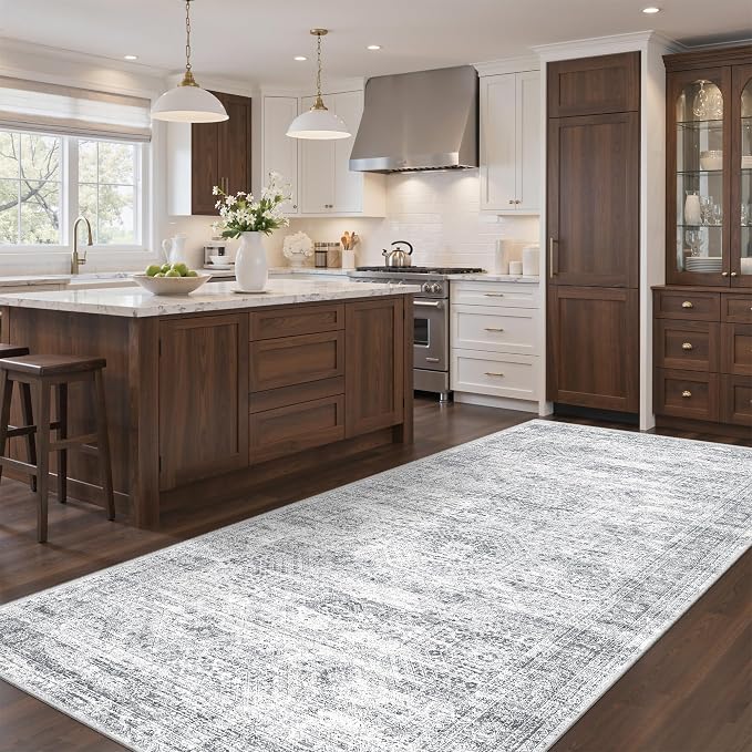 4x8 Rug Non Slip, Washable Hallway Runner Rug, Nursery Room, Soft Runner Rug - Image 3