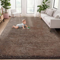 5x8 Area Rug for Living Room: Fluffy Shag Soft Washable Rugs Fuzzy Plush Indoor by VECARF